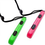 Resim Özel Pembe ve Yeşil Bilek Kayışı El Halatı Paketi 2 Değiştirme, Nintendo Switch Joy-Con Sol ve Sağ Kontrol Cihazları ile Uyumlu, Yeni Antiskid Anti-Dropping El Halatları Aksesuarları 