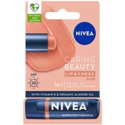 Resim Nivea Caring Beauty Nude SPF30 Dudak Bakım Kremi 4.8 gr 