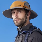 Resim Unisex Geniş Kenarlı ve Ayarlanabilir Çene Kayışlı Outdoor Balıkçı Şapkası - İki Tonlu Renk Blok Tasarım, Nefes Alabilen Kumaş, Erkek & Kadın için, Yürüyüş, Plaj, Kamp (Çoklu Renk Seçenekleri), Stil Başlık, Rahat Baş Aksesuarı 