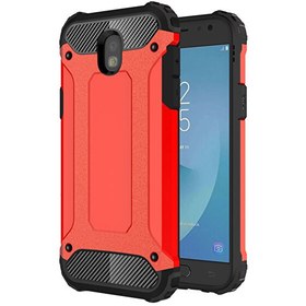Resim Samsung Galaxy J5 Pro Kılıf Rugged Armor Kırmızı 