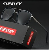 Resim Fastbuy Wangxi Supkley Retro Polarize Gözlük, Vintage Pilot Tarzı, Altın Renk, Uv Koruma, Hediye İdeal Altın 