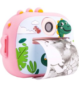 Resim M5 Taşınabilir Fotoğraf Yazıcı ve Kamera Dinazor Pembe 