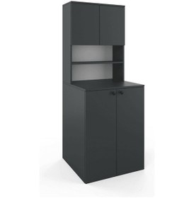 Resim Çamaşır Makinesi Dolabı 004 - Antrasit 