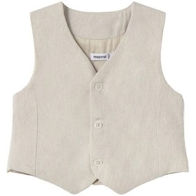 Resim Mayoral Erkek Bebek Keten Yelek 1303 White 