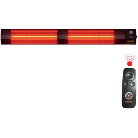 Resim Sunstar Dış Mekan Halojen Soba Infrared Isıtıcı 4000w Kumandalı 