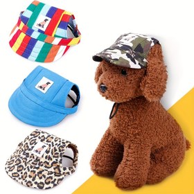 Resim Köpekler için Pet Aksesuarı Beret ve Beyzbol Şapkası, Teddy Ördek Gagalı Şapkalar - Makinede Yıkanabilir, Küçük ve Orta Irklar için Tüm Mevsim Giyilebilir, Polyester Dolgulu Dokunmamış Kumaş, Kolay Giyilebilir ve Tasma Uyumu 
