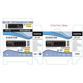 Resim Everton RT-107 4X50W Usb/tf/car Mp3 Player Oto Teyp 
