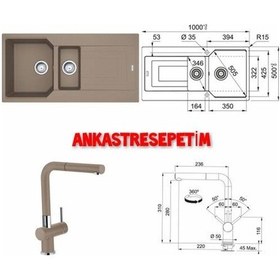 Resim Franke Yetkili Satış Bayiisnde Ubg 651-100 Oyster Eviye.Active Pl 