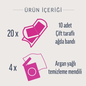 Resim Veet Pure Hipoalerjenik Sir Ağda Bandı Yüz Bölgesi 20'li 