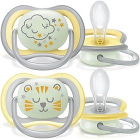 Resim Philips Avent Night Time Emzik 18+ Ay SCF376/01 Mavi 