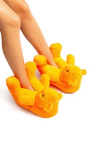 Resim Twigy Pookie Kadın Hayvanlı Panduf Turuncu 36/41 