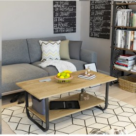 Resim Decorotika Sesle Orta Sehpa Ud Siyah 