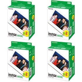 Resim Fujifilm Instax Wide 4'lü Set 80 Poz 20'li Film 