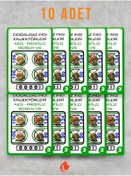 Resim Universal 10 Adet - Doğalgaz Ocak Enjektör Meme - 7'lik Ocak Memesi 