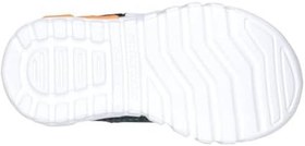 Resim Skechers FLEX-GLOW ELİTE-VORLO Küçük Erkek Çocuk Siyah Işıklı Spor Ayakkabı 