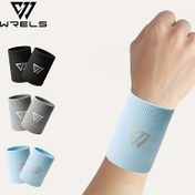 Resim 1 adet/2 adet WRELS Katı Renk Moda, Rahat Kumaş, Nefes Alabilen Ter Emme, Tenis Oynama, Badminton Oynama, Egzersiz Kullanımı için Uygun. 