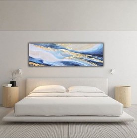 Resim Yağlı Boya Tablo %100 El Yapımı 165x65 CM Yatak Oda Soyut 