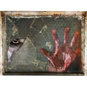 Resim Ximistore9 Halloween Korku Duvar Sticker - 3d Gerçekçi Kanlı El Deseni, Pvc Otomatik Yapışkan, Salon Odası Dekorasyonu, Orman Tipi 5, Zirve Ve Yalıtım Yok Diğer 