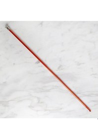 Resim Abarta 4,0mm Renkli Metal Uzun Gagalı Örgü Şiş Tunus Tığ 35cm-kırmızı 1 Adet 