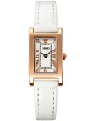 Resim Aubyhe Skmeı Kadın Kol Saati 1783 - Tam Kalem Kasa, Roma Rakamı, Deri Kayış, 30m Su Geçirmez, Retro Stili, Zirkonyum Alaşımlı, Ve Şık Tasarım Çok Renkli 