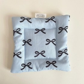 Resim Monyee Mavi Siyah Bantlı 15x15cm Yumuşak Pamuklu İki Yönlü Kalın Dokulu Isı Yalıtımlı Bardak Altlığı - Fotoğraf Atmosferi Ve Stil Katkısı Sağlar 