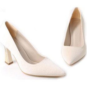 Resim Papuçcity Dnz 03011 8,5 Cm Topuklu Kadın Stiletto Ayakkabı 001 