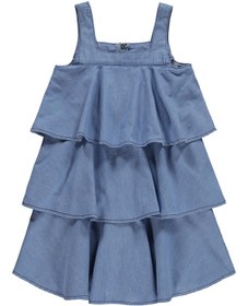Resim Civil Girls Kat Kat 6-9 Yaş Elbise - Mavi - Mavi / 9-10 Yaş 