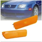Resim Sones 2 Adet Ön Tampon Park Lambaları Konut Ampul Değiştirmeden 1jm945071/1jm945072 Vw Golf/jetta 1999-2005 Sarı 