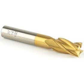 Resim Hss 4 Ağızlı Titanyum Parmak Freze 24.0 Mm 