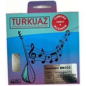 Resim Turkuaz Uzun Sap Bağlama Teli Pyramıd - Saz Teli 0.20Mm-0.30Mm 