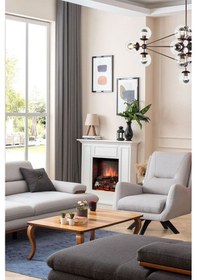 Resim Efes Koltuk Takımı 3+1 Gri 