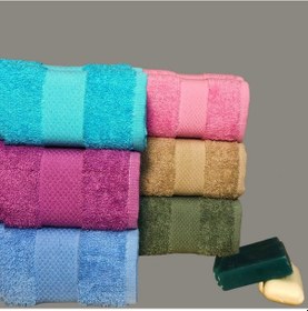 Resim Bimar Bukle Dray El Ve Yüz Havlusu 50 X 80 Cm X 6 Adet Çok Renkli 