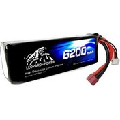 Resim 6200 mAh 7.4V 2S 40C Lityum Polimer Lipo Batarya Pil T Plug Leopard Power