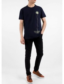 Resim Layyagosta Erkek Sıfır Yaka T-Shirt-Lacivert (504688948) Lacivert 