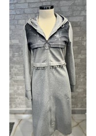 Resim Maison Meda Kadın Mevsimlik Gri Kap Gri 