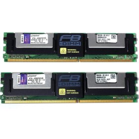 Resim Kingston KVR667D2D4F5K2/4G 4 GB Dual Kit FB (2x2 GB) ECC Fully Buffered DDR2 667 MHz PC2 5300 RAM 