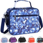 Resim Yalıtımlı Öğle Yemeği Çantası - Ayarlanabilir Askılı Termal Soğutucu Çanta Camblue Çok Renkli 