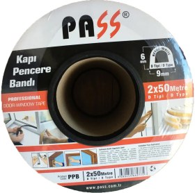 Resim Pass 3x2 Metre Kapı Pencere İzolasyon Bandı Fitili D Tip Kauçuk Bant 