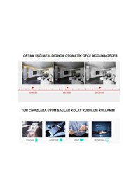 Resim Angel Eye KS-515 Gece Görüşlü Wi-Fi Bebek Güvenlik Kamerası 