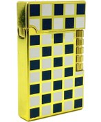 Resim Bıyıklı Tobacco Dupont Tarzı Metal Çakmak Soft Flame Mum Alev - Dama 