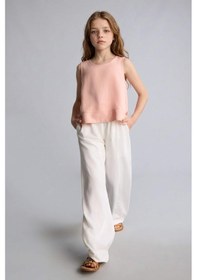 Resim Defacto Çizgili Bluz Kız Çocuk H1210a826smbr74 Pembe-br74 