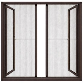 Resim Duble Akordiyon Kapı Sinekliği En:0-120 Cm X Boy:0-240 Cm Demir, Ahşap, Pimapen,alüminyum Uyumlu Çok Renkli 