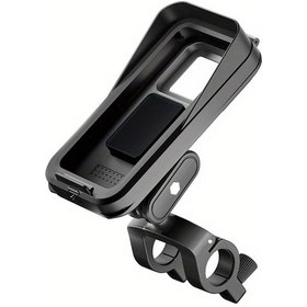 Resim Dashanshop Siyah Bisiklet Telefon Tutucu 360 Derece Dönebilir Titreşim Önleyici Su Geçirmez 3 Boyutlu Siyah 