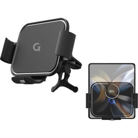 Resim M.TK Moveteck Kablosuz Hızlı Turbo 15 V Magsafe Geniş Araç Şarj Cihazı 