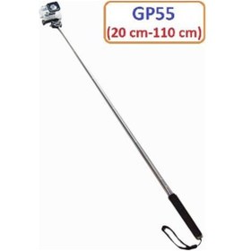 Resim Sjcam Sj6 Sj7 Aksiyon Kamera Uyumlu 110 Cm Monopod Selfie Çubuk 