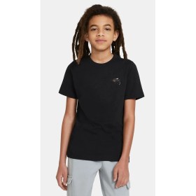 Resim Qivi Gibson Gitar Baskılı Çocuk Siyah T-Shirt 