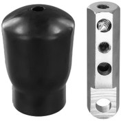 Resim Hightower Siyah 4 Ayarlı Vidalı Ağır Hizmet Kauçuk Çelik Gym Kablosu Bağlantı Ucu 