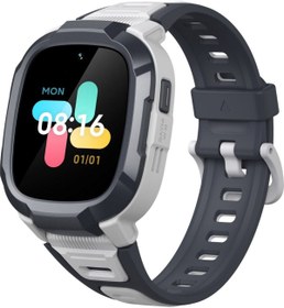 Resim HALL BREATHE Çocuklar için GPS destekli 4G akıllı saat, şık gri renk 