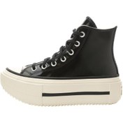 Resim A12977c-k Converse Chuck Taylor All Star Lıft Double Stack Platform Pa Kadın Spor Ayakkabı Siyah A12977c-k Siyah 
