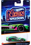 Resim Hot Wheels Neon Yarışçılar Hlh72 - Corvette C7 Z06 Hrw81 